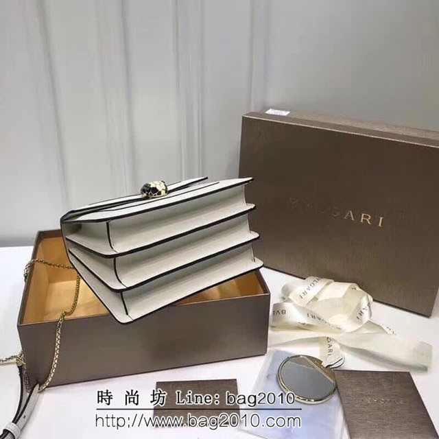 BVLGARI寶格麗 專櫃新款 蛇頭扣環 三層琺瑯蛇頭包 可手提肩背斜挎 B38329 FYD1352